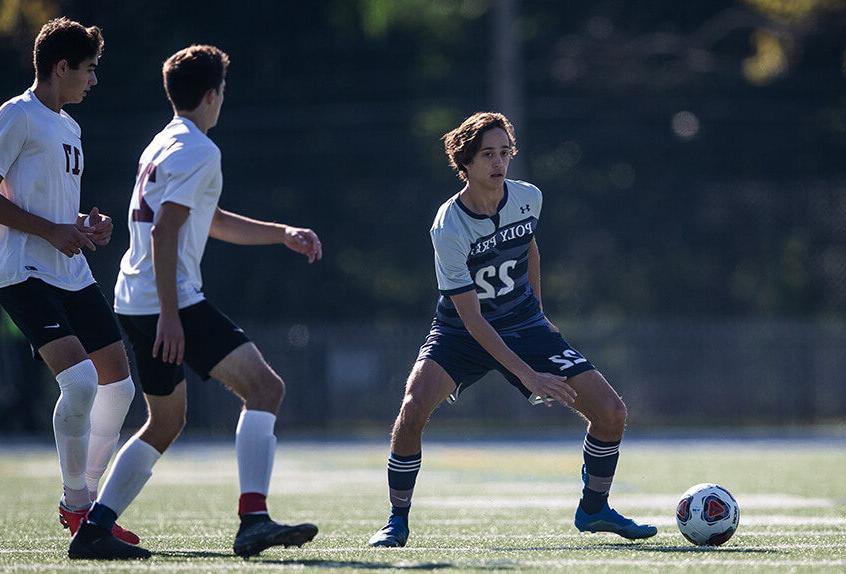 Boys soccer game